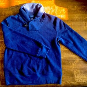 Boys navy blue collar Gap sweater